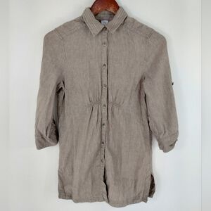 Olsen 100% Linen Tunic Size 2XS